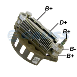 [07GA1380] RECTIFICADOR MITSUBISHI NISSAN 200SX 95AMP 8X35A85MM TIPO MITSUBISHI