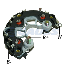 [07GA1421] RECTIFICADOR AUDI A3 LAND ROVER VW VOLKSWAGEN SEAT 90AMP 6X35A CONEXION TRIANGULO (GA225 GA261 GA282) TIPO BOSCH