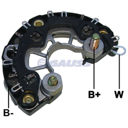 [07GA1425] RECTIFICADOR FIAT PALIO 90AMP 6X35A AVALANCHE (ZENER) (GA220 GA225 GA239 GA240 GA261 GA265 GA281 GA391) TIPO BOSCH