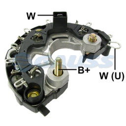 [07GA1430] RECTIFICADOR FORD F250 F350 CUMMINS 120AMP 6X50A(GA235) TIPO BOSCH
