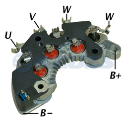 [07GA1759] RECTIFICADOR DAEWOO 85AMP 6X35A AVALANCHE HEAVY DUTYTIPO DELCO