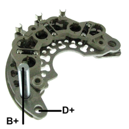 [07GA1796] RECTIFICADOR CHEVROLET AVEO 1.6 96.540.542 130AMP 6X50A AVALANCHE (GA716 96540542) CON TRIDIODO TIPO DELCO