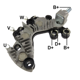 [07GA1892] RECTIFICADOR HYUNDAI I10 KIA PICANTO ION 75AMP 6X35A M8X16MM TRIDIODO (GA907) TIPO VALEO