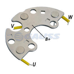 [07GA1574] RECTIFICADOR FORD CARGO NEW HOLLAND VW VOLKSWAGEN CUMMINS 60AMP 3X35A(GA059) TIPO BOSCH