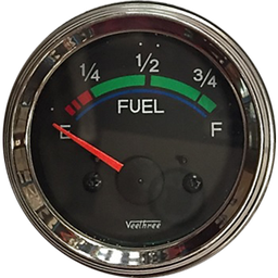 [16260938] MARCADOR GASOLINA SIN FLOTADOR 12V ARO CROMADO