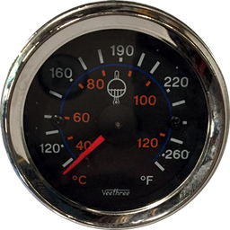 [16057390] MARCADOR TEMPERATURA AGUA MECANICO 96" 2.44M ARO CROMADO