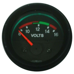 [16220946] VOLTIMETRO 52MM 12V ESCALA 8-16 ARO NEGRO