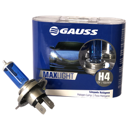 [28GL60] BOMBILLO HALOGENO H4 P43 12V 90100W FARO MAXLIGHT 110% MAS LUZ 5000K PREMIUM DUOPACK 62203CBA