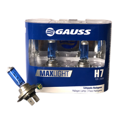 [28GL61] BOMBILLO HALOGENO H7 PX26D 12V 55W FARO MAXLIGHT 110% MAS LUZ 5000K PREMIUM DUOPACK 64210CBA