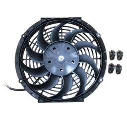 [74GE1145] MOTOVENTILADOR UNIVERSAL 12" 12V 2794 10ASPAS Ø MOTOR HORARIO P80W ASPIRA Ø HELICE286MM SIN AIRE