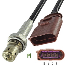 [46R8876.40.022] SENSOR OXIGENO (O2) VW VOLKSWAGEN FOX 1.0 1.6 GOL 1.0 1.6 GOLF 1.6 SAVEIRO 1.6 VOYAGE 1.6 PLANAR 4 CABLES