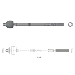 [51ZM-17011011] TERMINAL AXIAL FIAT LINEA 09-16 PUNTO 08-17 L:275 RC:M14-1 50 RP:M14-1 50 TP:86N.M MTC:78N.M DERECHA-IZQUIERDA