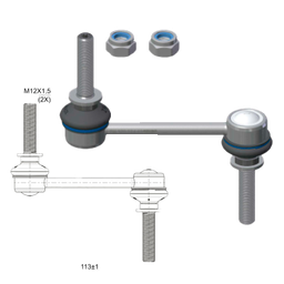 [51ZM-37011463] BIELETA BARRA ESTAB. DEL FORD EDGE 07 14