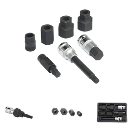 [ECSP04995792] KIT SERVICIO POLEA ALTERNADOR CONJUNTO DE HERRAMIENTA DE DESACOPLAMIENTO LLAVE HEXAGONAL DE 17 MM LLAVE ALLEN DE 17 MM