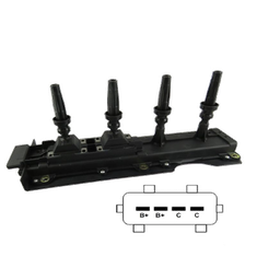 [29GC4099] BOBINA ENCENDIDO CITROEN XANTIA X1 PEUGEOT 306 1.8L 97 01 307 2.0L 407 2.2L CON MODULO 4 P