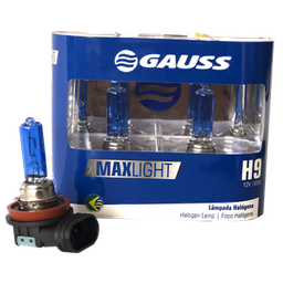 [28GL81] BOMBILLO HALOGENO H9 PGJ19-5 12V 65W FARO MAXLIGHT 110% MAS LUZ 5000K PREMIUM DUOPACK 64213CBA